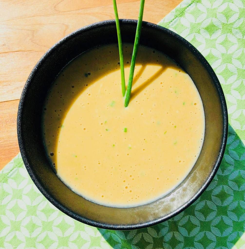 Potage  4P (panais, poireaux, patate, parmesan)