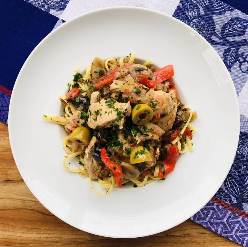 Poulet Cacciatore (braisé)