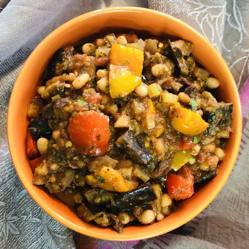Caponata (ratatouille à la sicilienne)