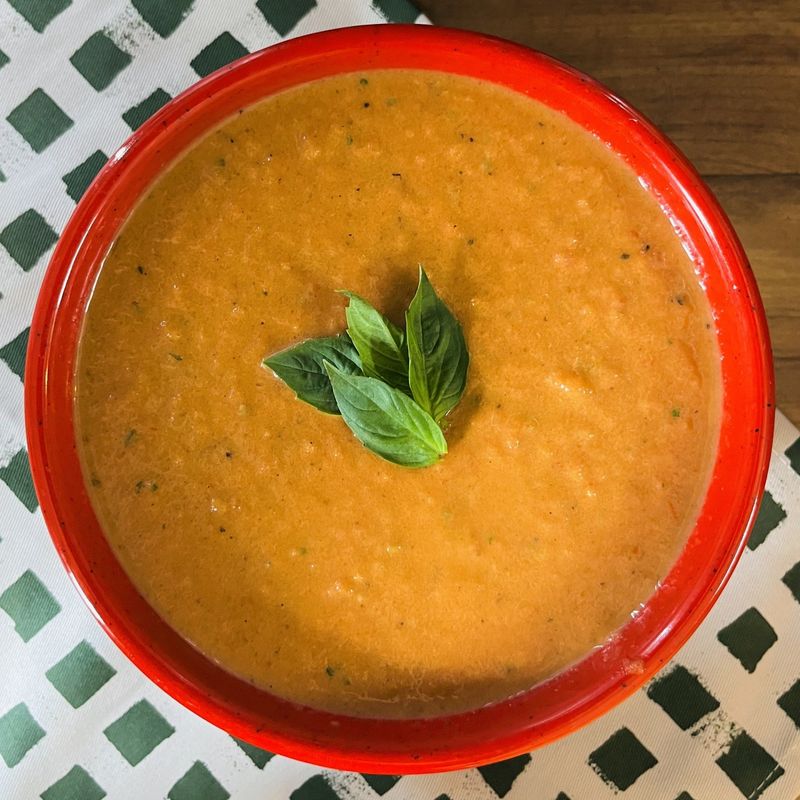 Crème de tomates grillées des maraîchers