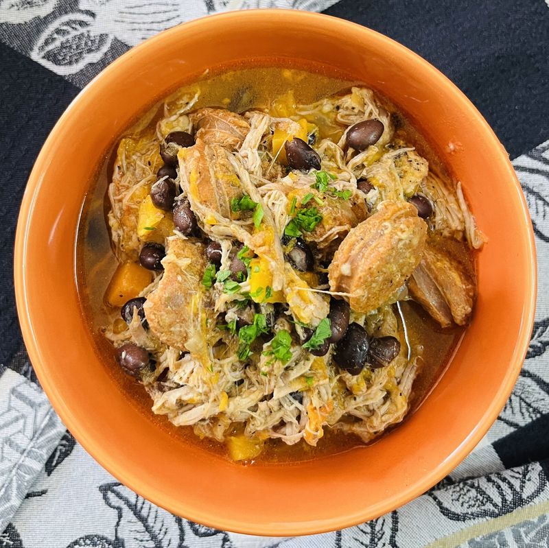 Feijoada (ragoût brésilien, porc braisé et chorizo doux)