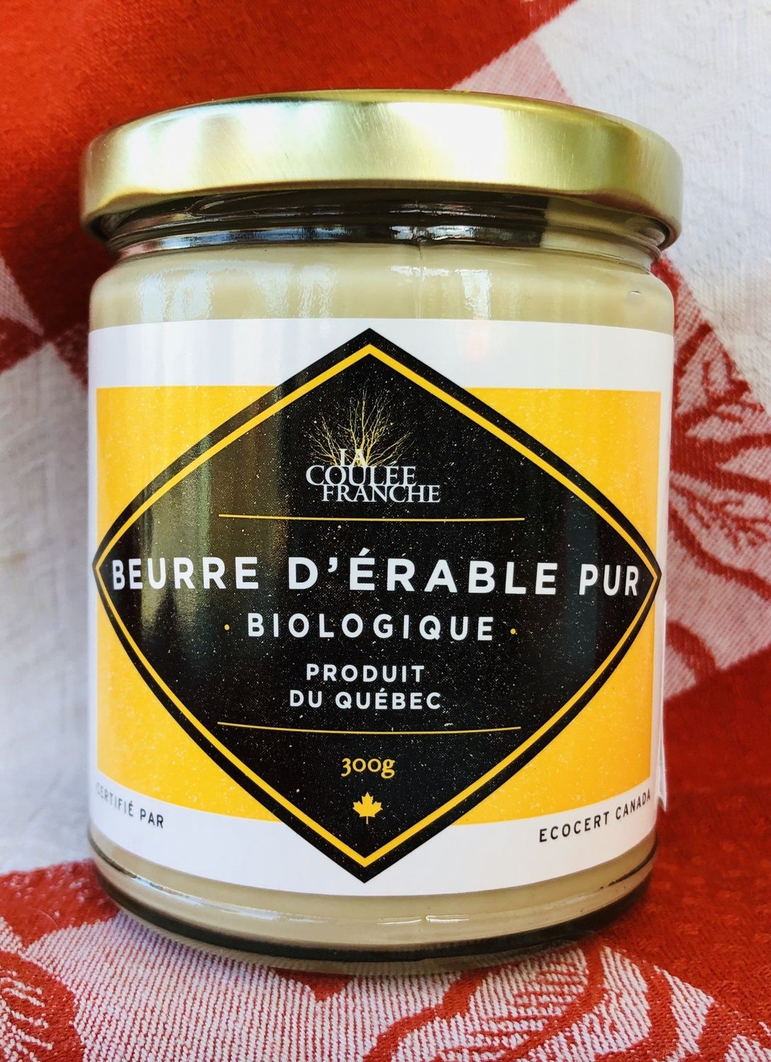Beurre d&#39;érable La Coulée Franche (Ecocert)