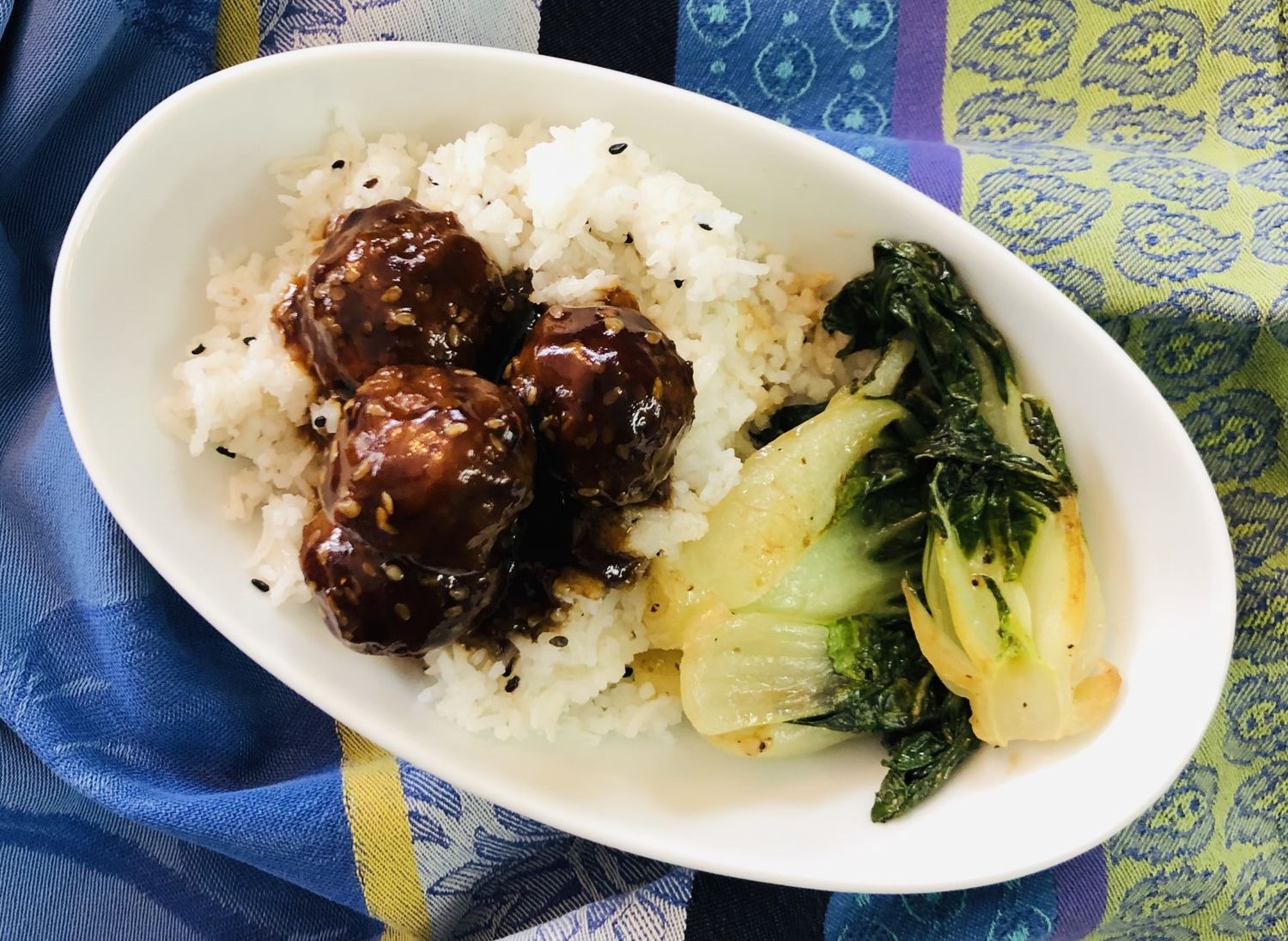 Petites boulettes boeuf-soya-érable