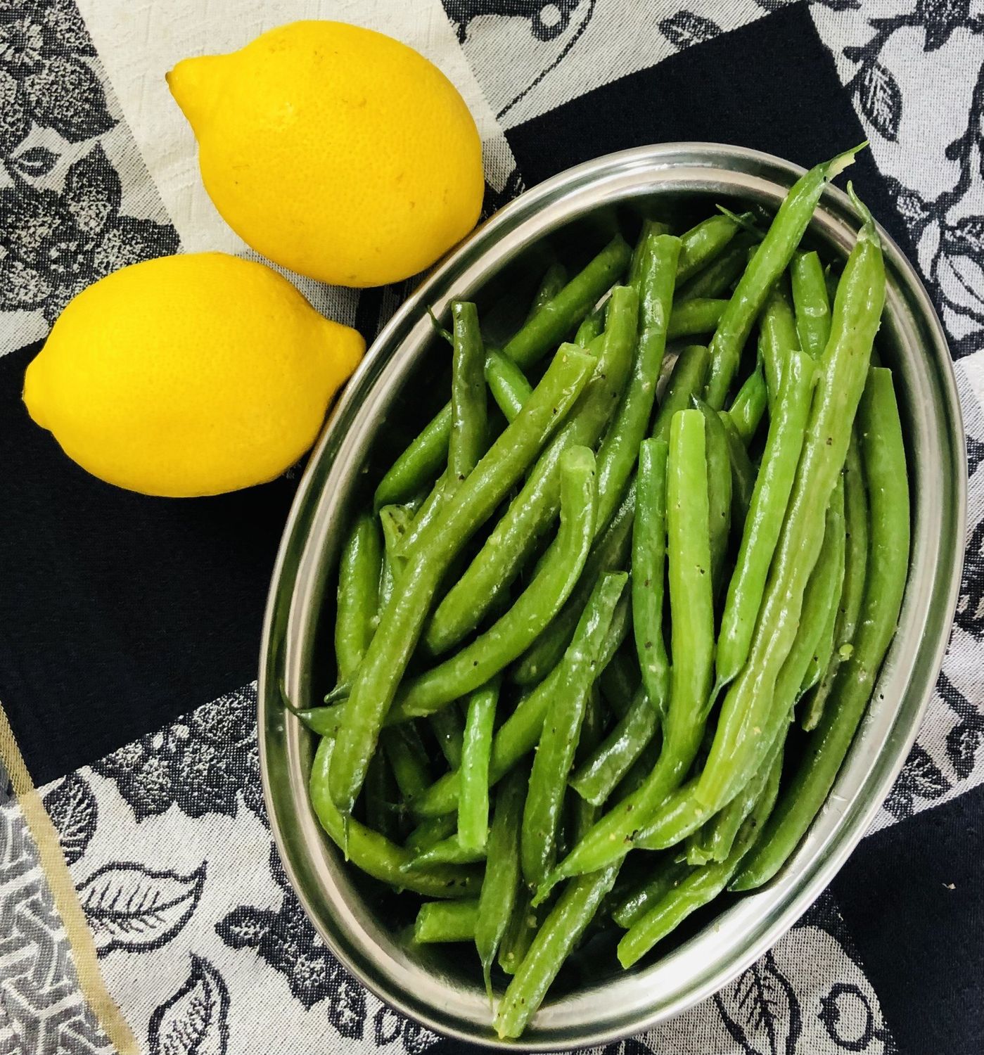 Haricots citron-beurre