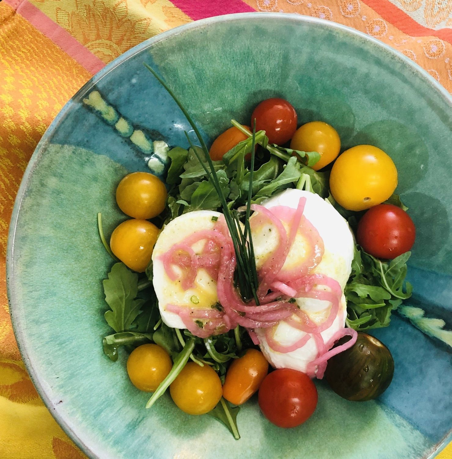 Salade de tomates et de mozzarella Di Buffala