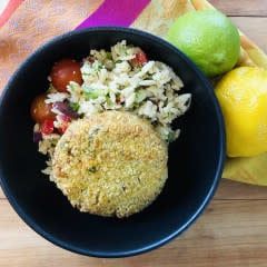 Croquettes de thon, fromage et patate douce