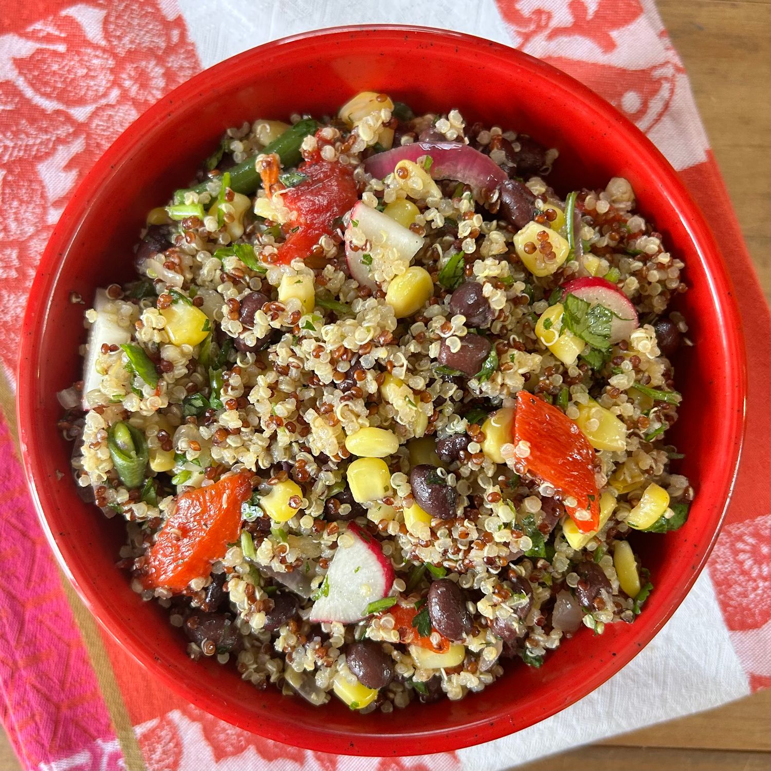 Salade mexicaine de maïs, quinoa, lime et chipotle, Size: 500ml