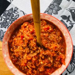 Sauce bolognaise végétarienne