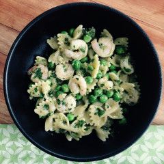 Farfalle aux crevettes et salsaverde, Size: 350gr