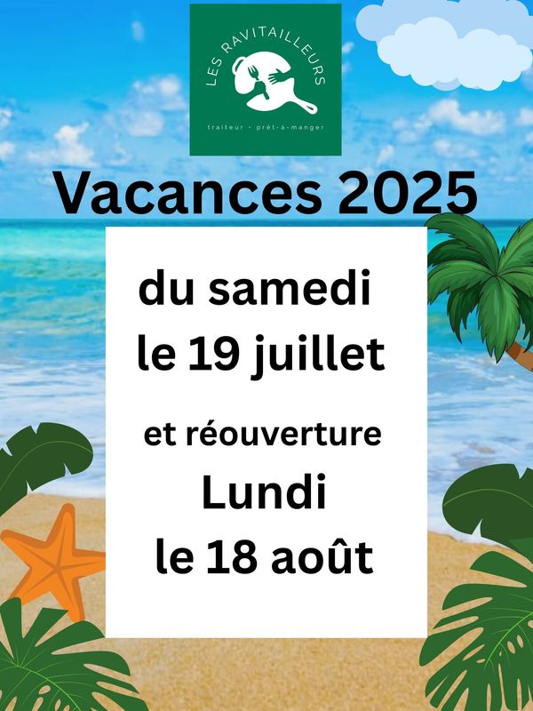 Vacances été 2025
