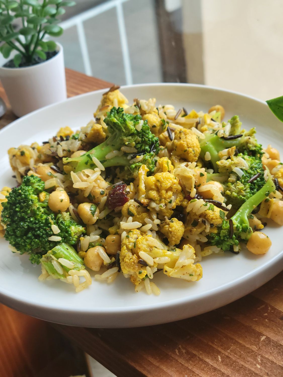 Salade de riz et chou-fleur rôti sauce tahini, Size: 500ml