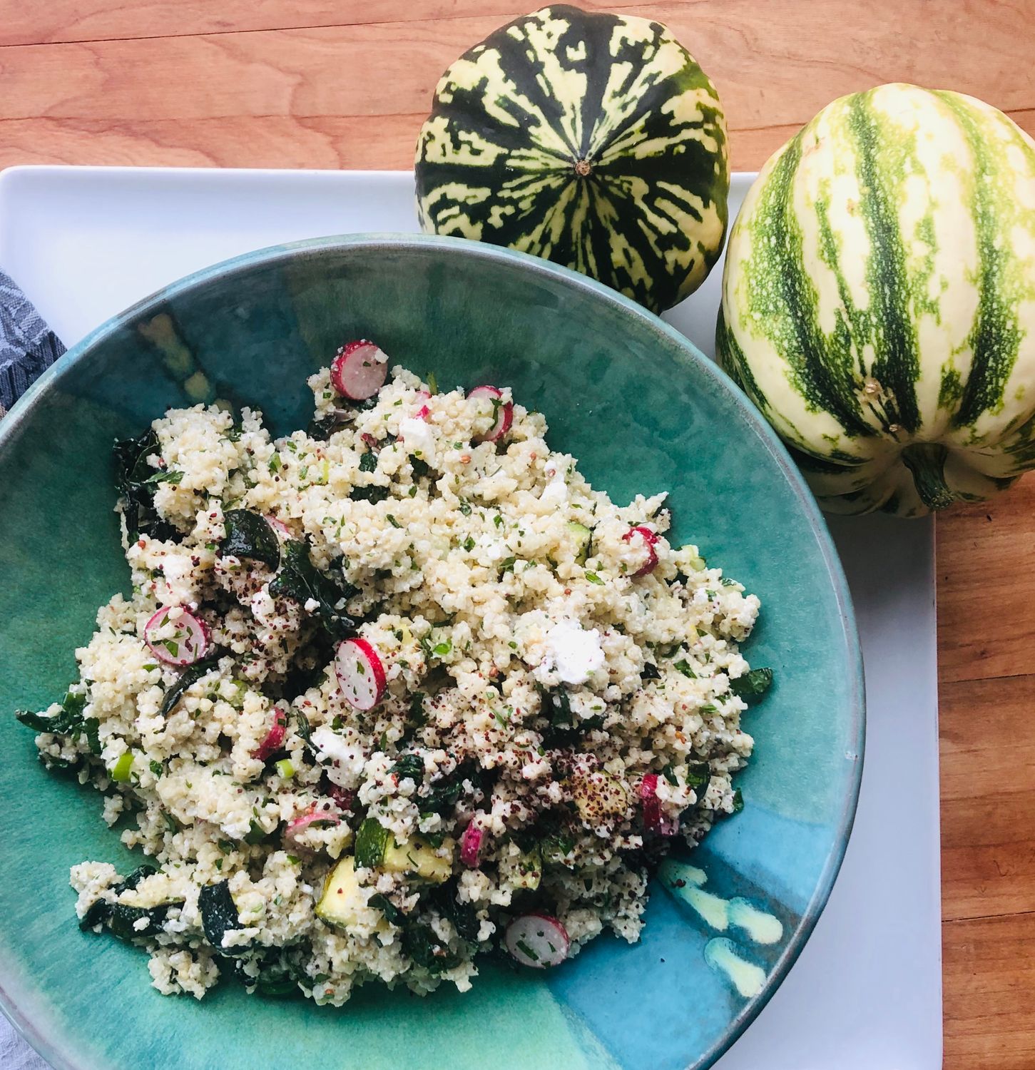 Salade de millet, courgettes, feta et menthe, Size: 500ml