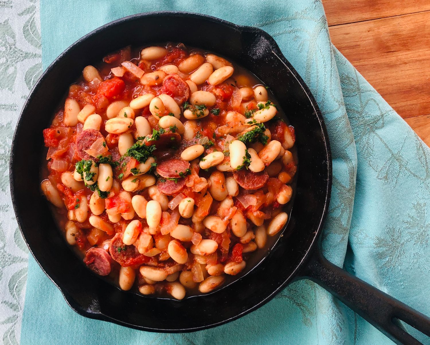 Casserole de haricots blancs au chorizo (doux), Size: 500ml