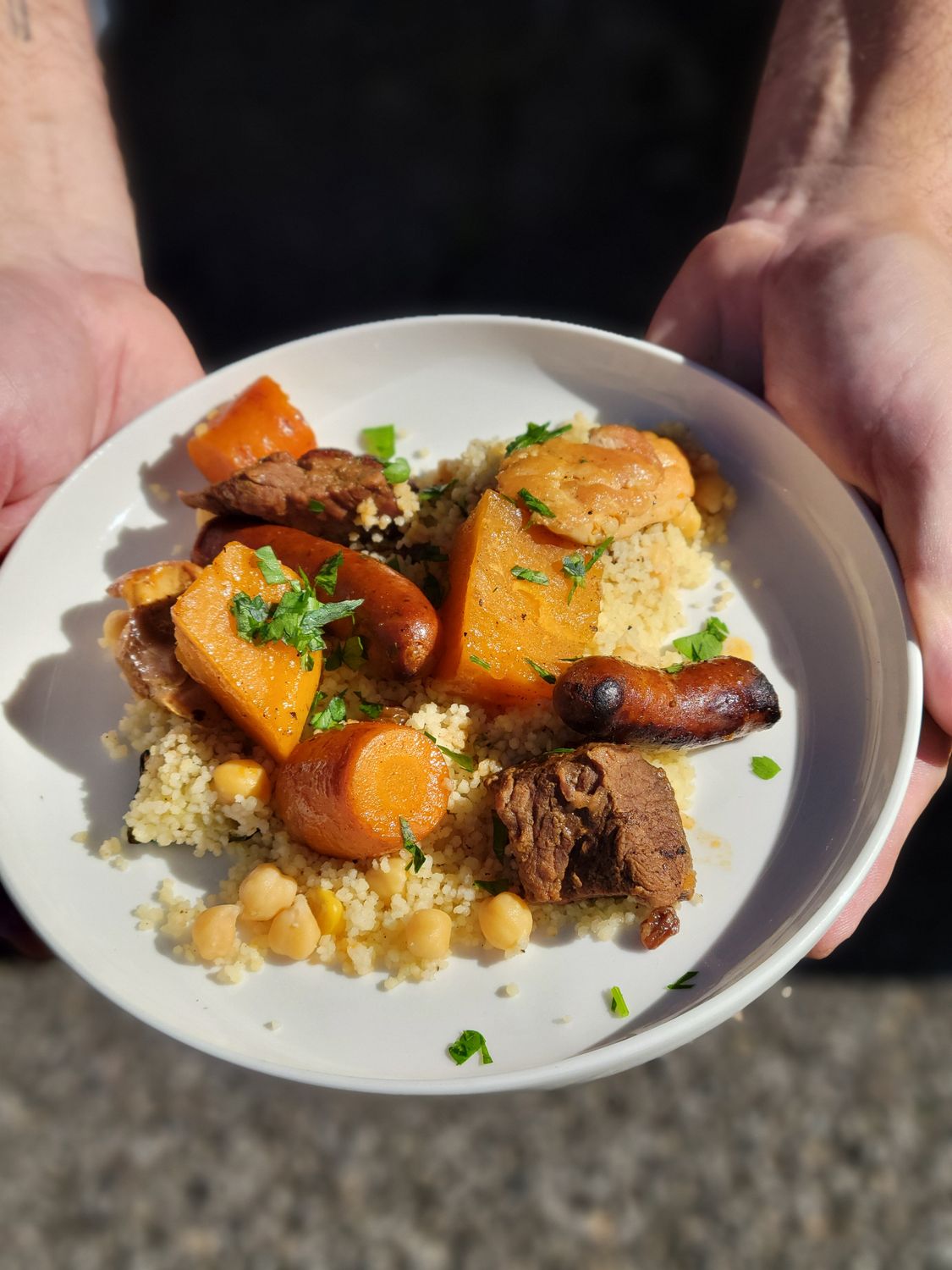 Couscous Royal (agneau, poulet et merguez), Size: Individuel