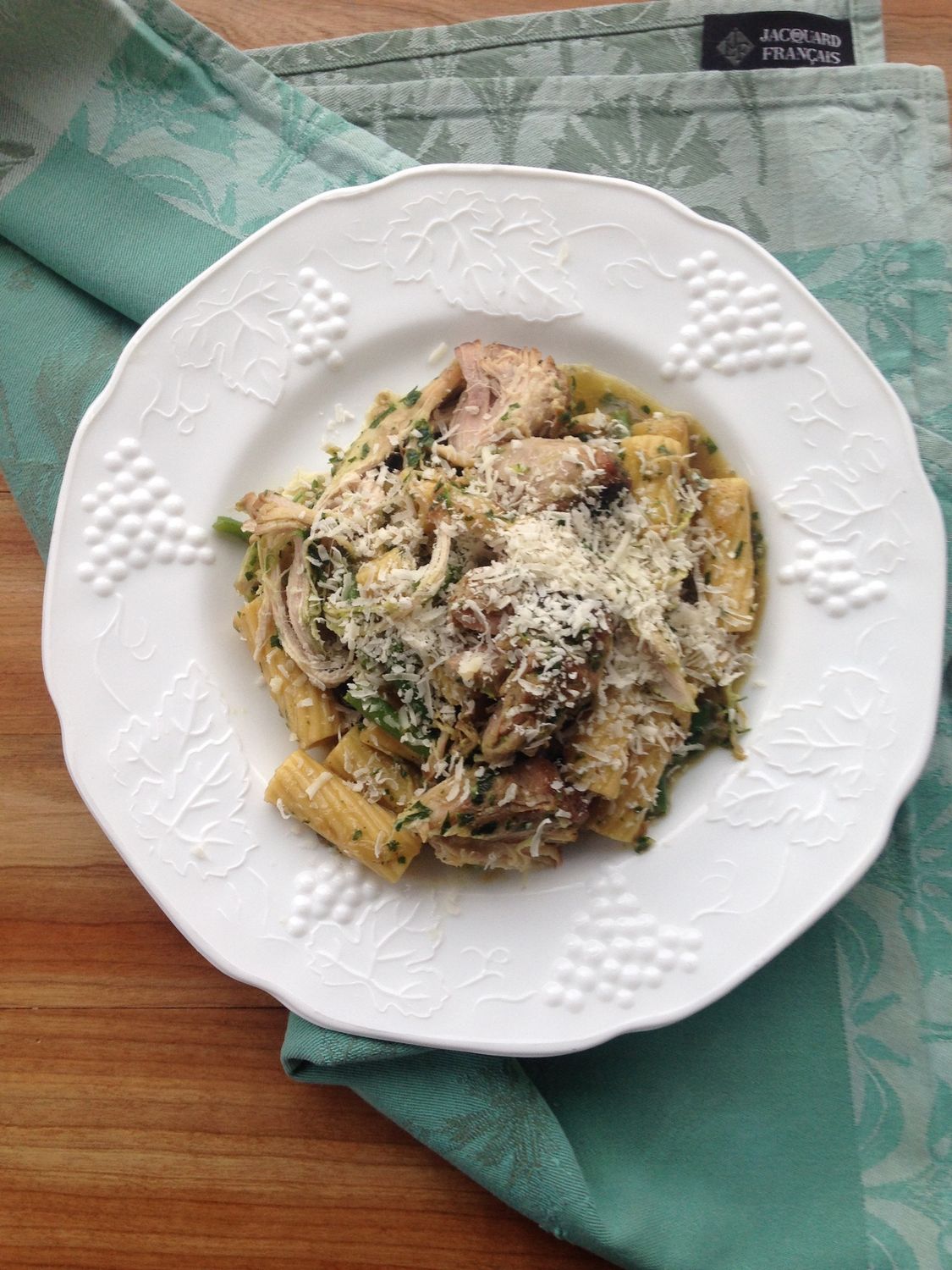 Rigatonis au porc braisé et gremolata, Size: Individuel