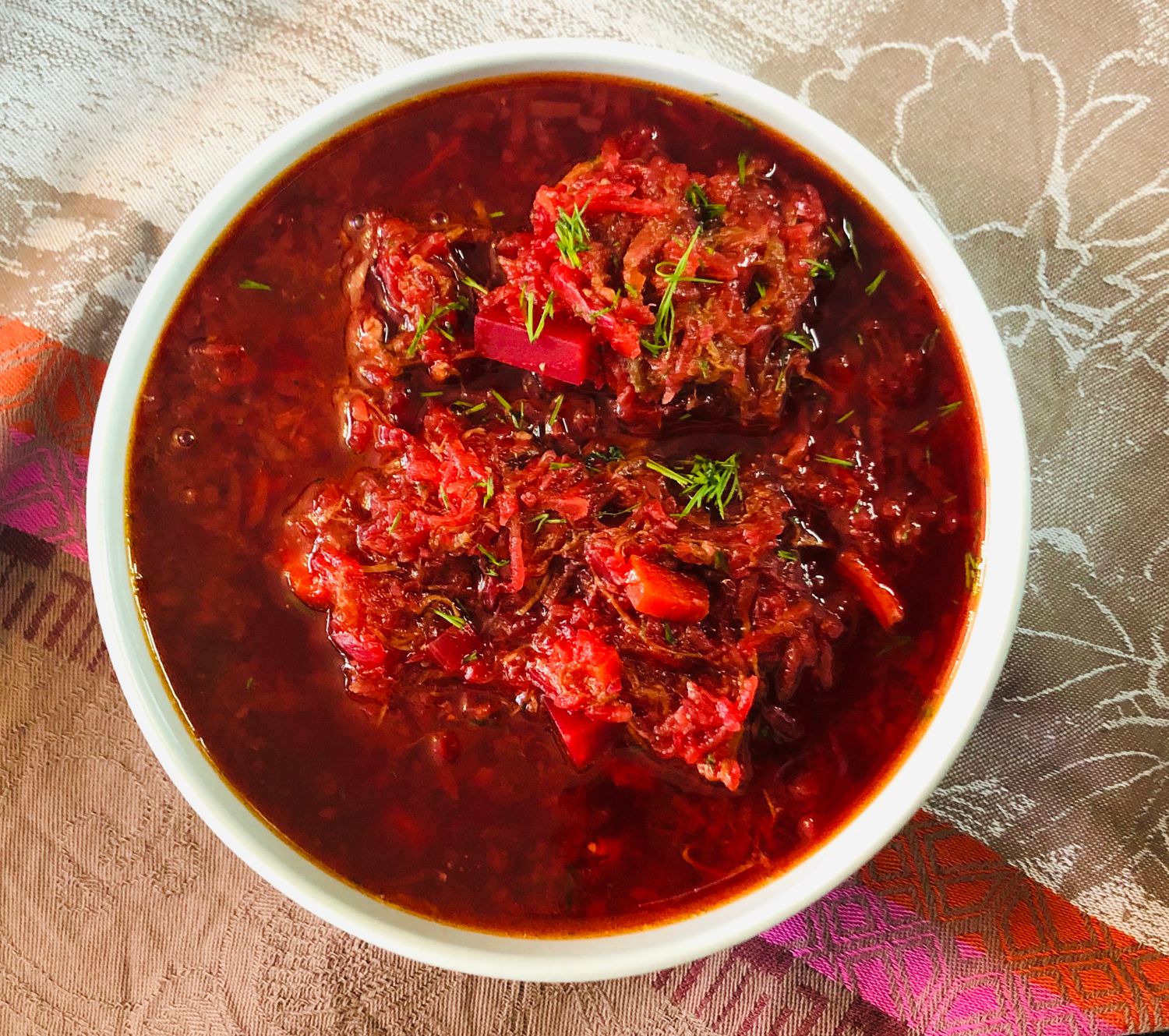 Bortsch à Kseniya (betterave et boeuf braisé), Size: 500ml