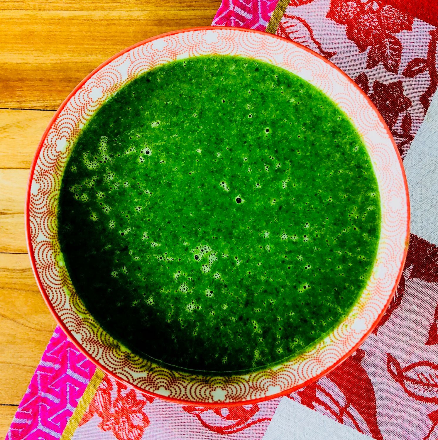 Potage aux épinards, à la roquette et aux petits pois, Size: 500ml