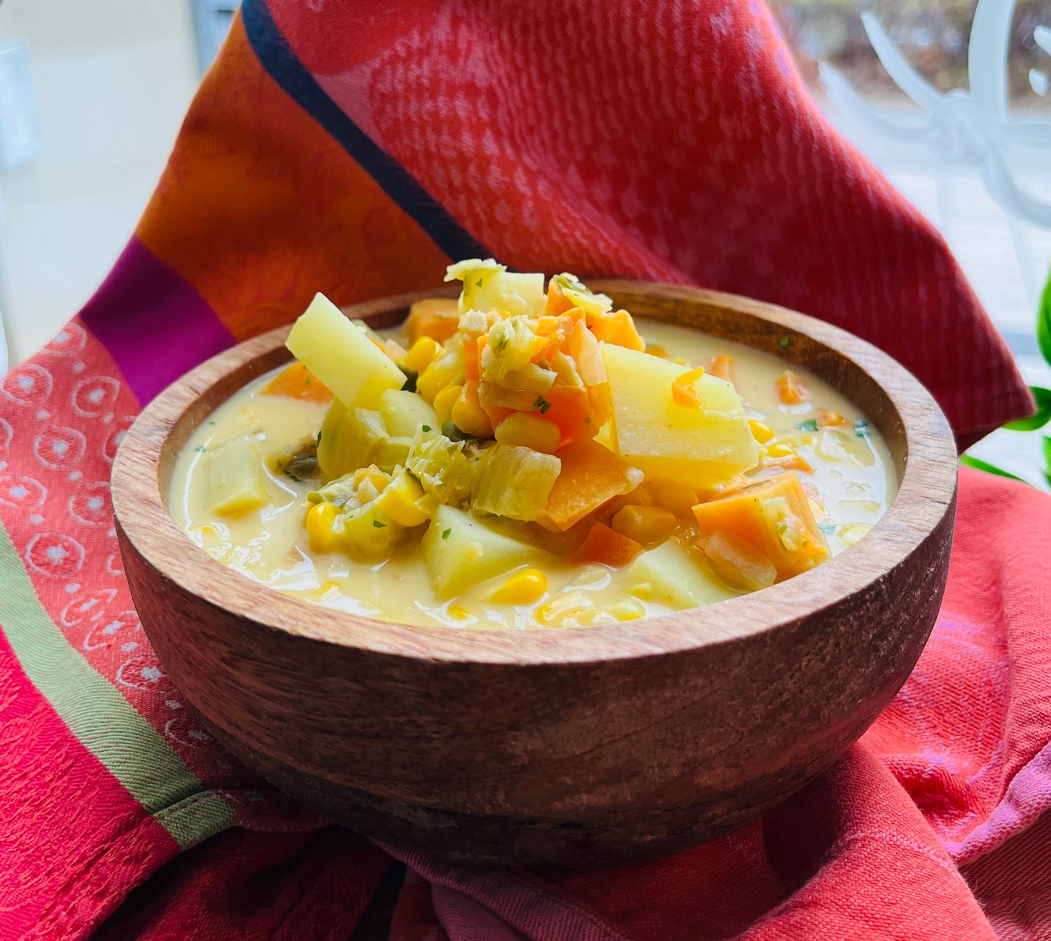 Chaudrée de maïs, lait de coco et poireaux, Size: 500ml