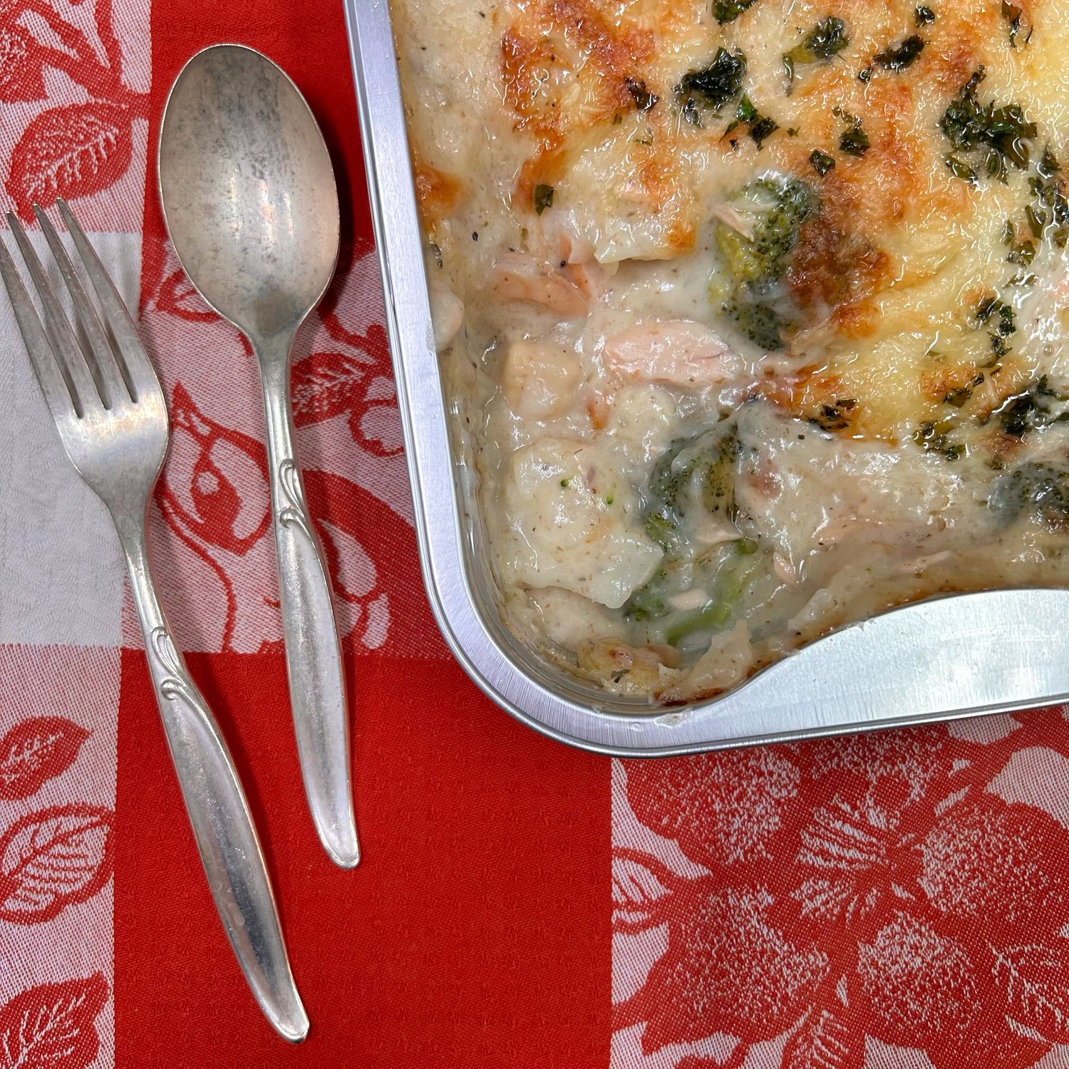 Gratin de saumon et fruits de mer, Size: Individuel