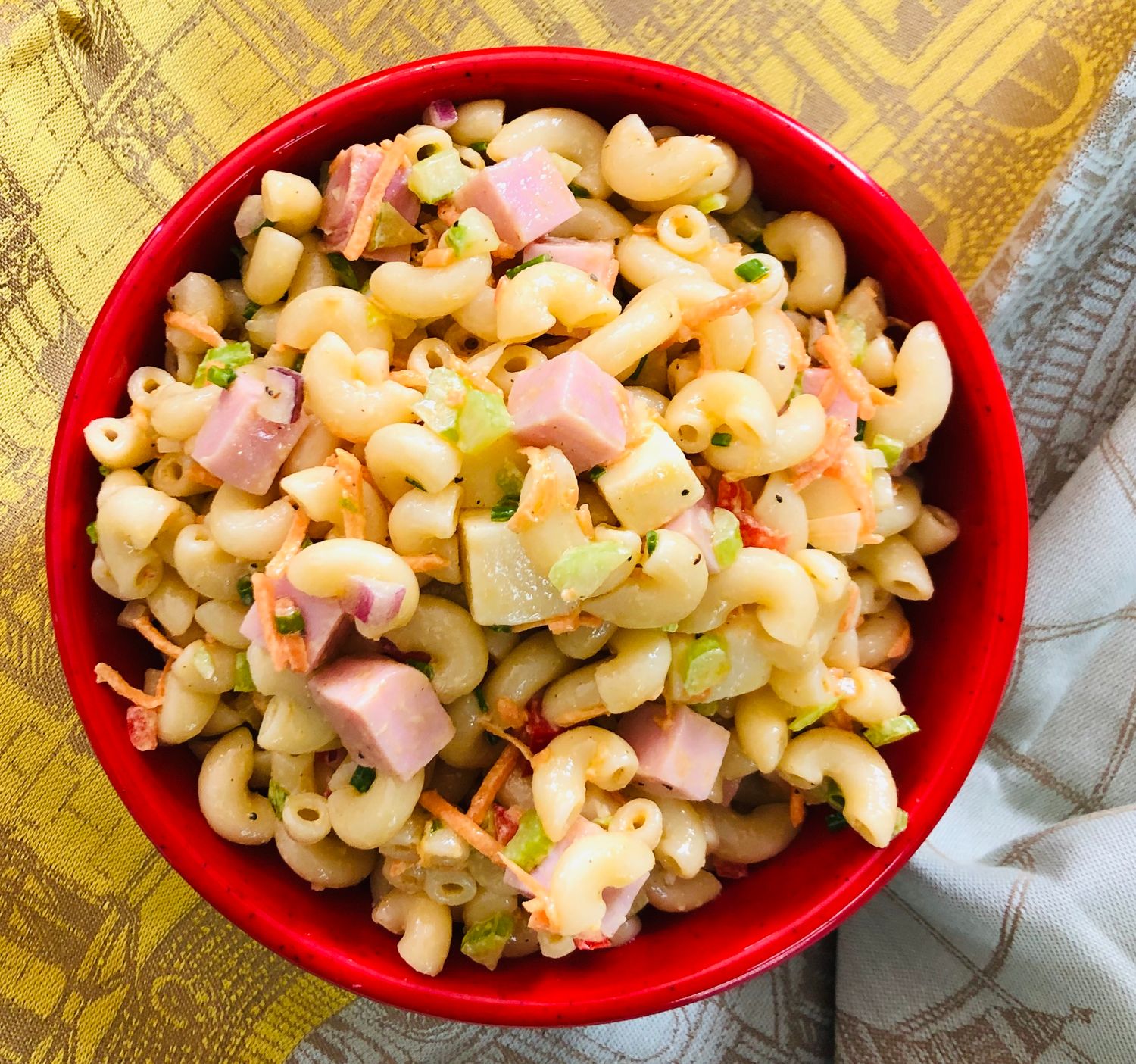 Salade de macaroni au jambon et fromage, Size: 500ml