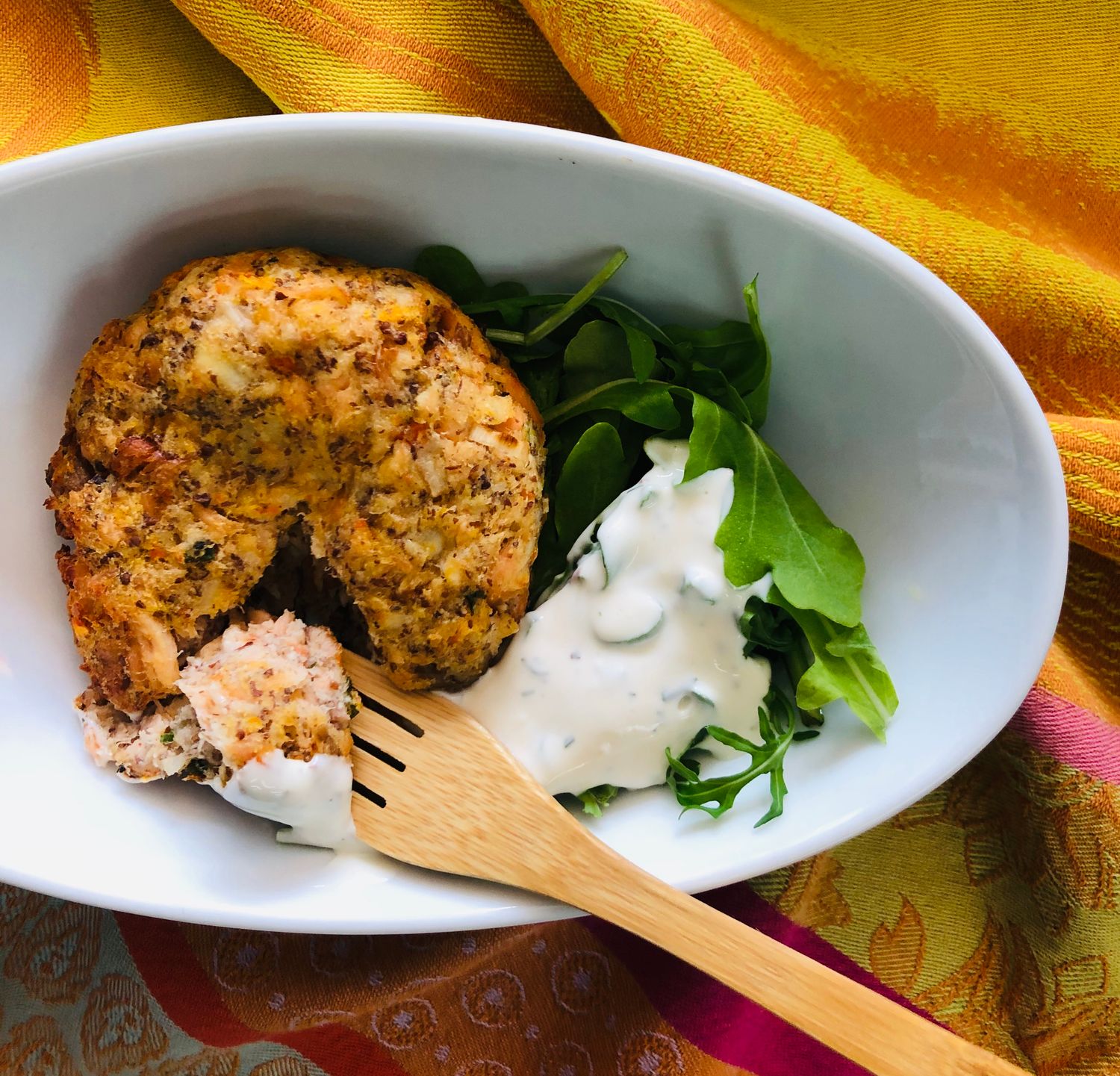 Croquettes de saumon frais et patate (2 croquettes), Size: Avec fromage cheddar