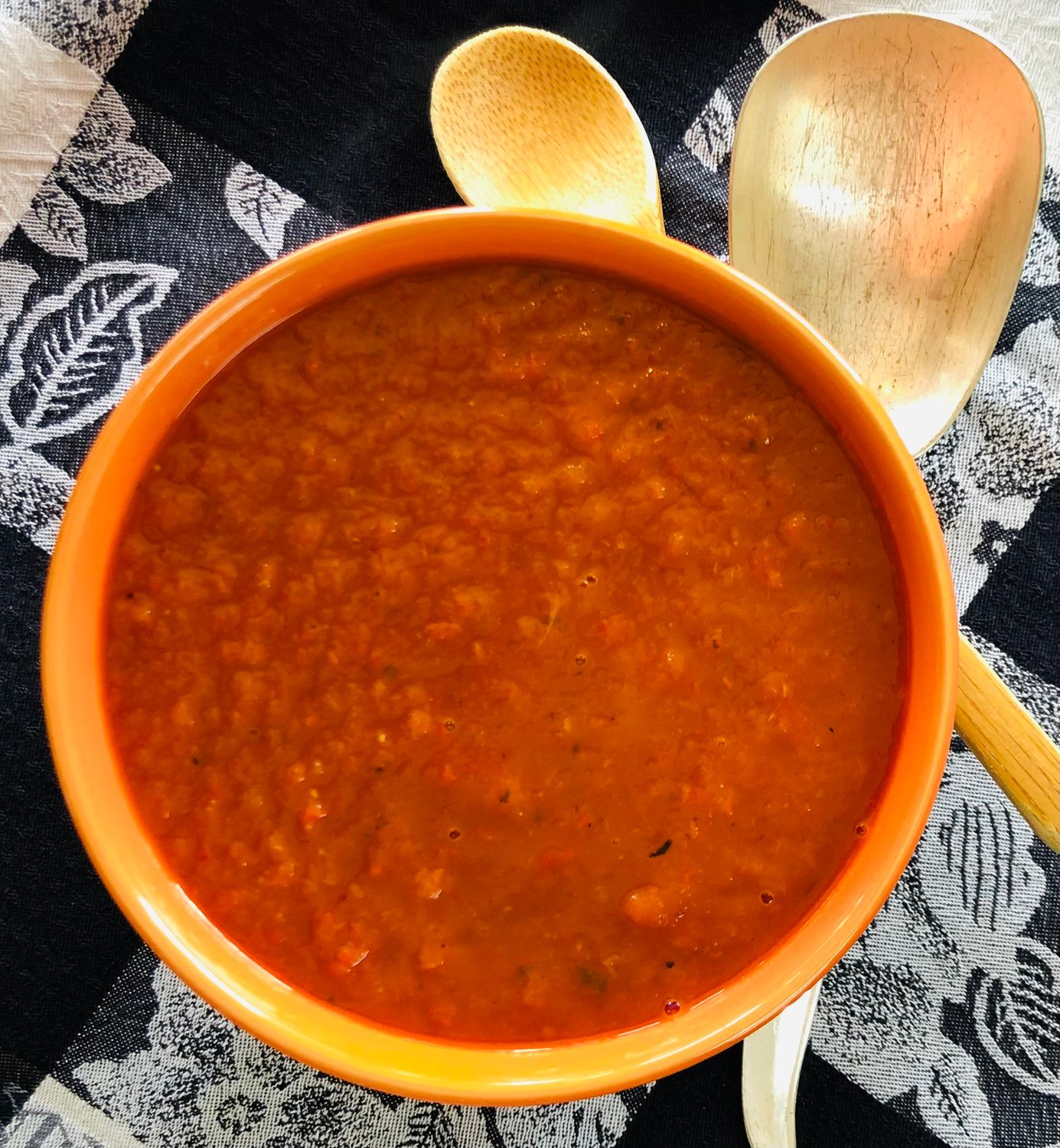 Velouté de poivrons rôtis et patates douces, Size: 500ml