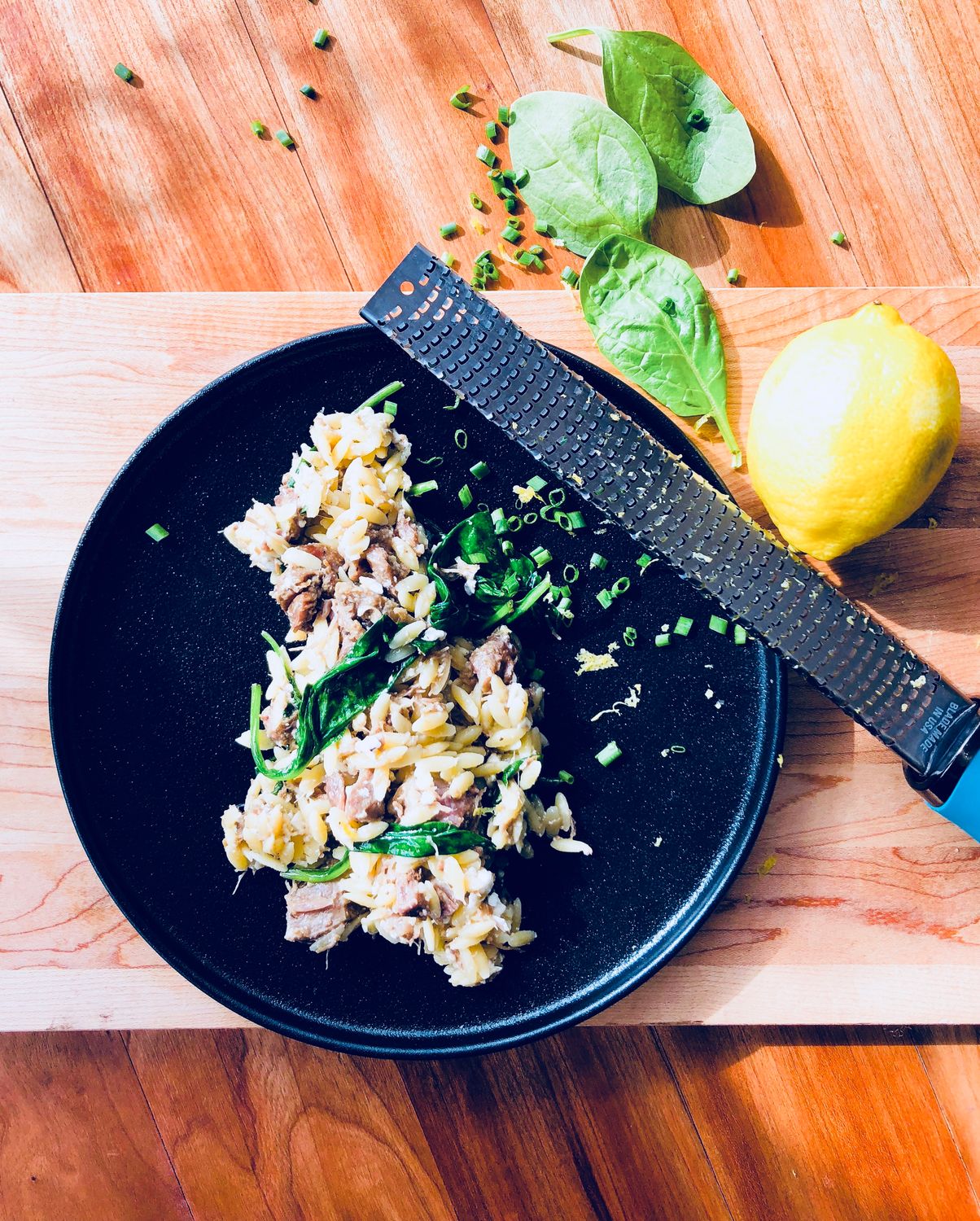 Orzo à l&#39;agneau, aux épinards et feta, Size: Individuel