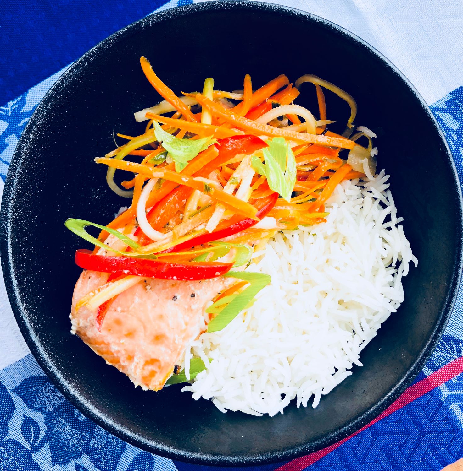 Saumon grillé à l&#39;asiatique gingembre et agrumes, Size: Individuel