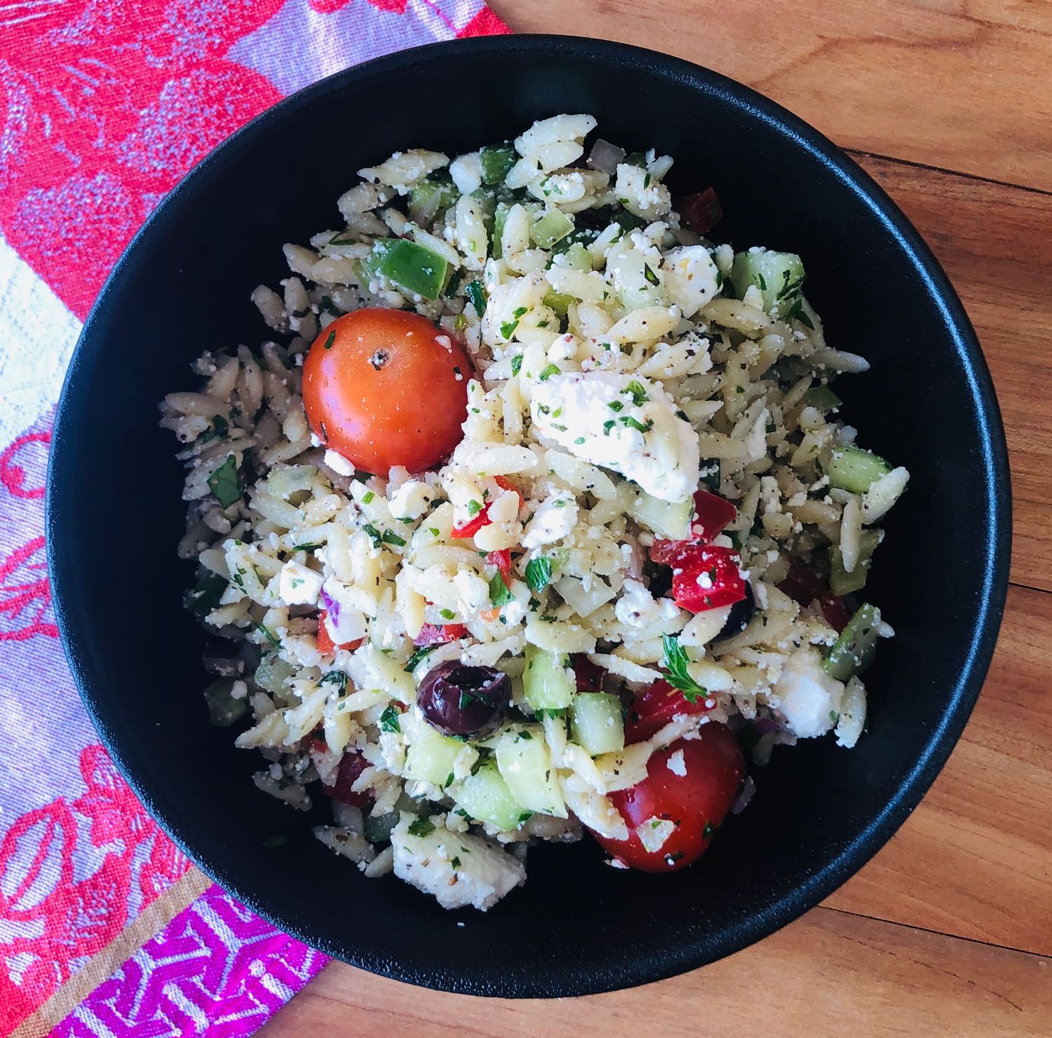 Salade grecque à l'orzo, Size: 500ml