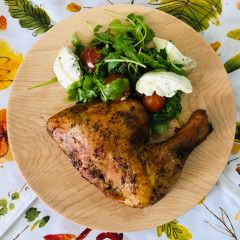  Poulet au grain confit , Size: Citron et  épices 500-600gr