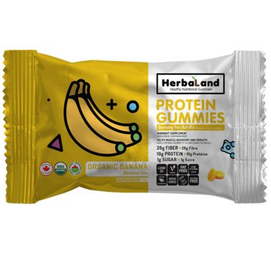 HERBALAND - PROTEIN GUMMIES - ORG. BANANA