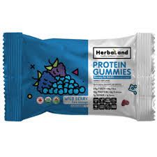 Herbaland Vegan Protein Gummies  - Wildberry