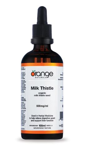 ORANGE- MILK THISTLE TINCTURE100M