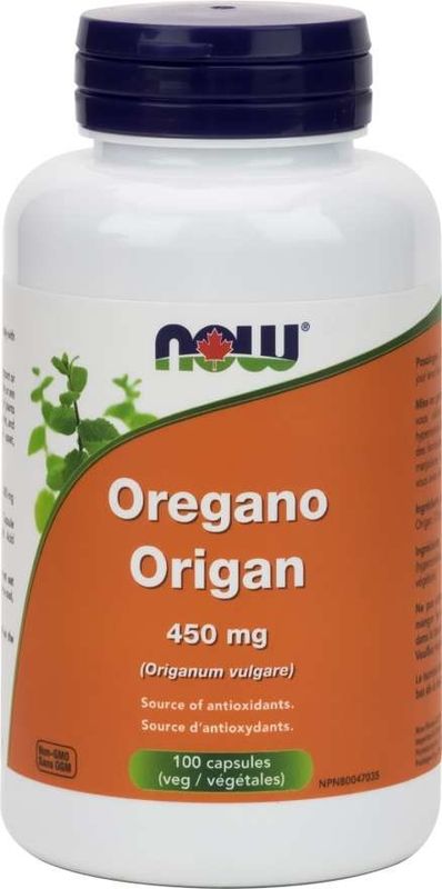 Now - Oregano Capsules 450mg 100cap