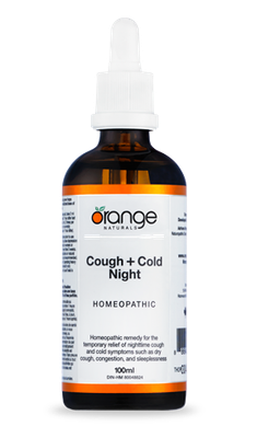 Orange Naturals - Cough+Cold Night Tincture homeopathic 100ml