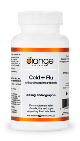 ORANGE- COLD+FLU W/ECHINACEA500MG60CAP