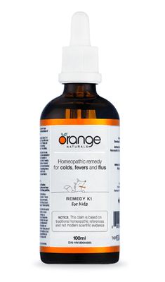 Orange Naturals - Colds, Fevers and Flus Kids Remedy Tincture