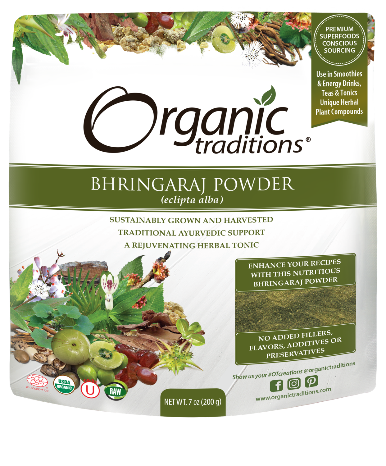 ORGTRAD-BHRINGARAJ POWDER 200g