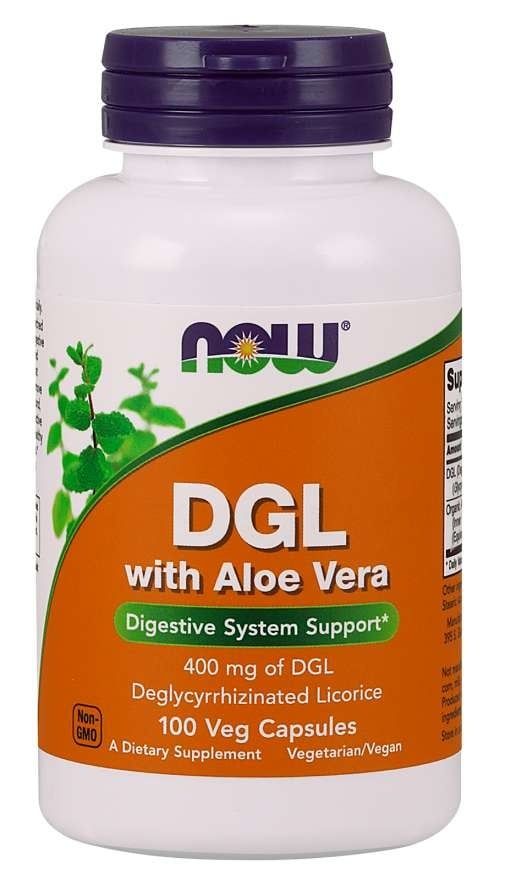 Now - DGL 400mg with Aloe 100vca