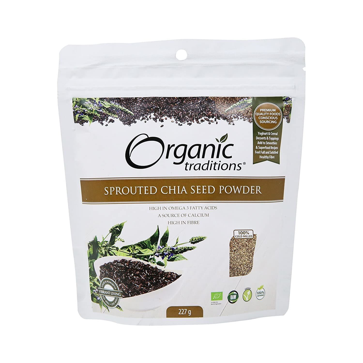 ORGTRAD-SPROUTED CHIA 227g
