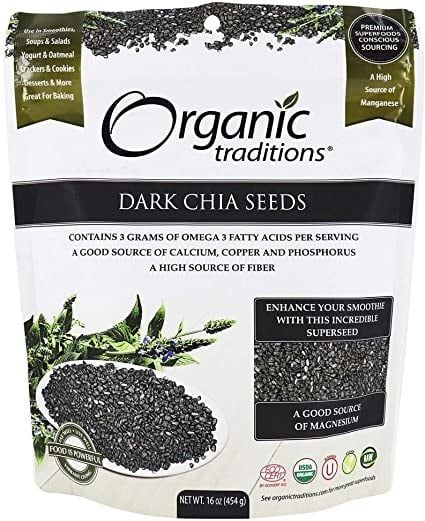 ORGTRAD-CHIA SEEDS DARKWHOLE 454g