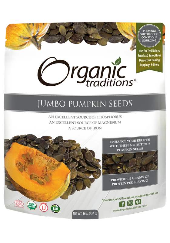 ORGTRAD-PUMPKIN SEEDS, JUMBO 454g
