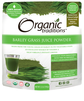 ORGTRAD-BARLEY GRASS JUICE POWDER 150g