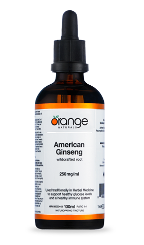 ORANGE- GINSENG (AMERICAN) TINCTURE100M
