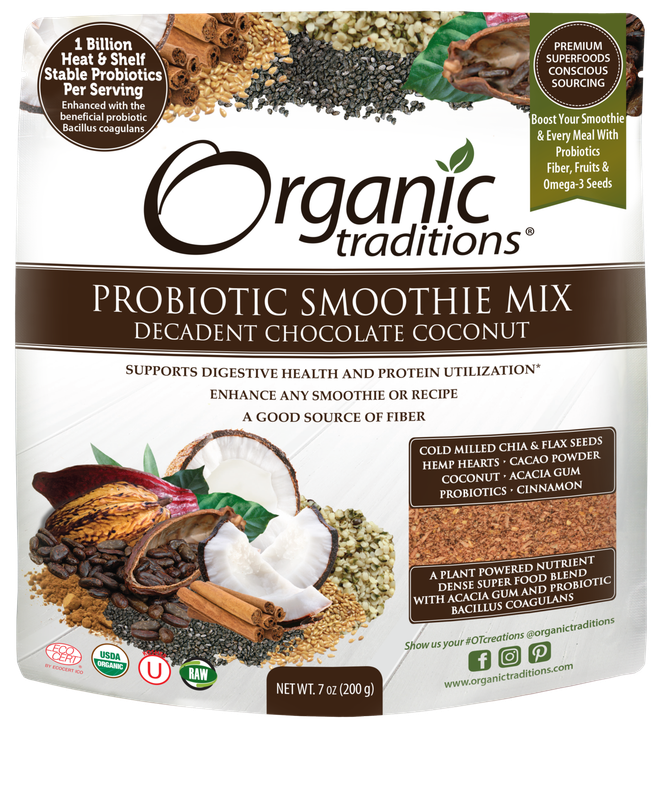 ORGTRAD-PROBIOTIC SMOOTHIE MIX CHOCCO
