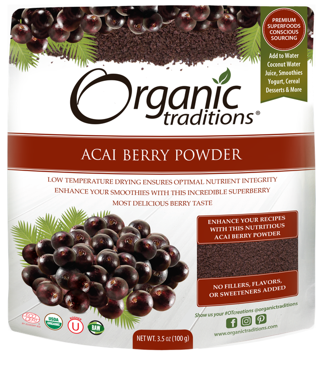 ORGTRAD - ACAI BERRY POWDER COLD DRIED100g
