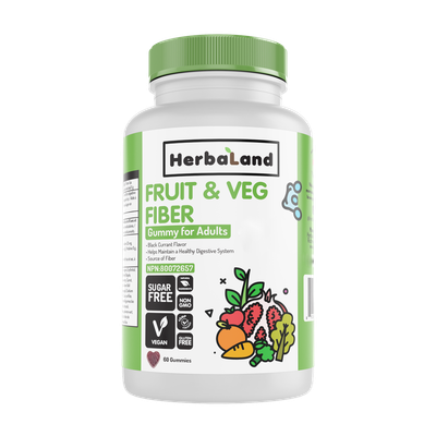 Herbaland - Fruit &amp; Veg Fibre Gummies