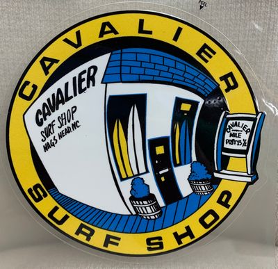 CAVALIER FISH EYE VIEW STICKER