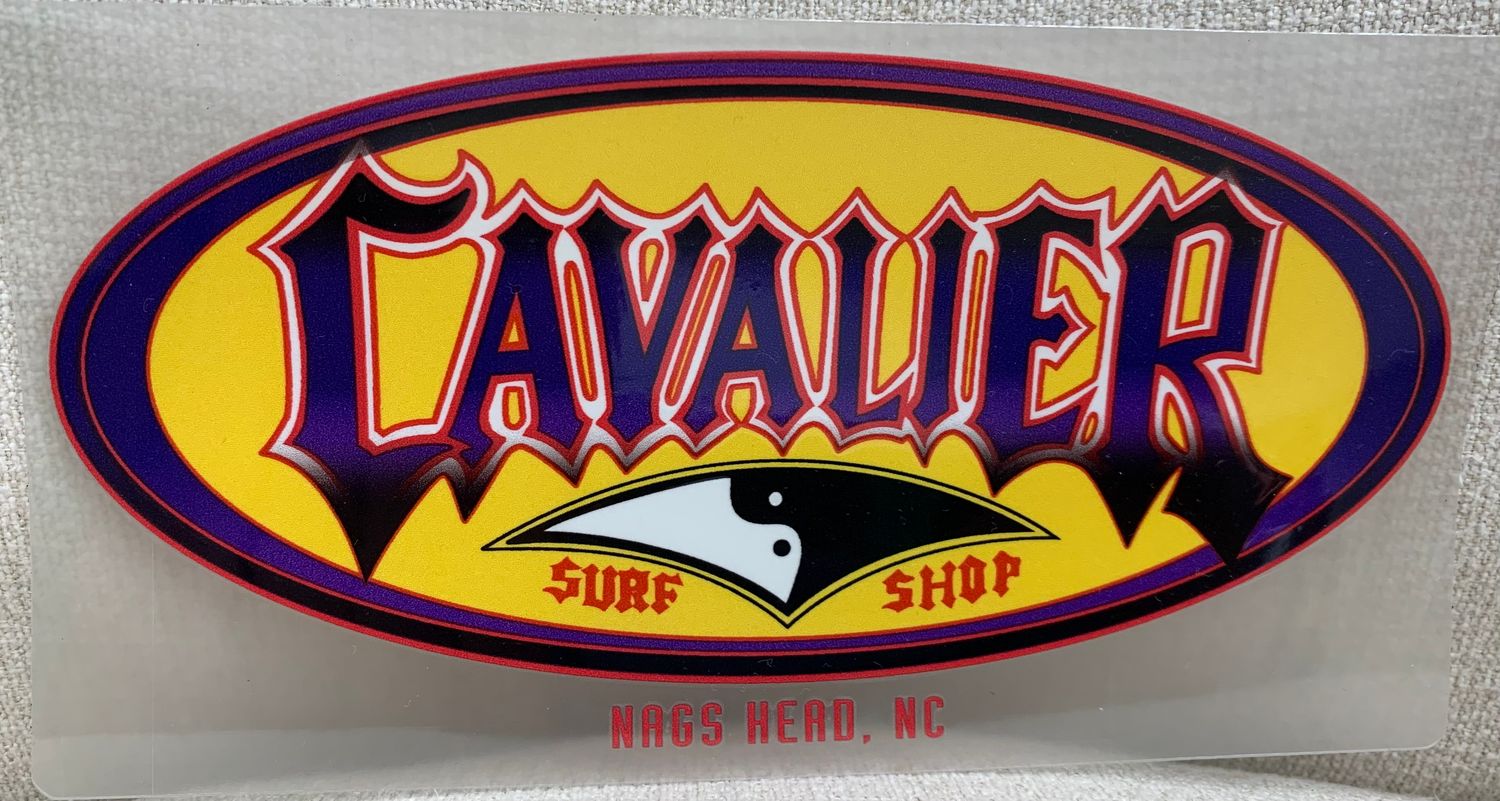 CAVALIER YIN AND YANG STICKER