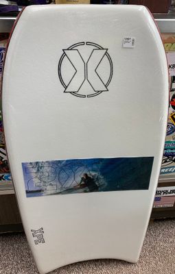 CUSTOM X 43  WAVEPLANK PE WHITE TOP/ BLACK BOTTOM